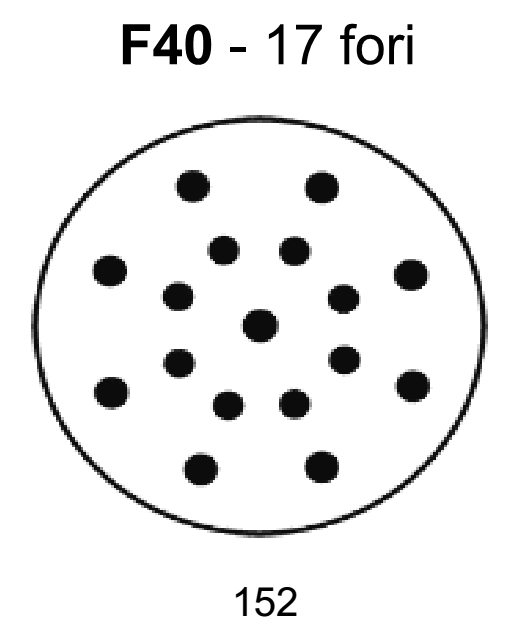 EKAMANT -  Abrasivo EKARED disco carta uso automatico per levigatura vernici e resine - dimensioni Ø 152 - grana 240 - formato F40 - note ALOX