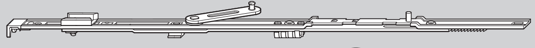 ROTO FRANK -  Forbice NT/NX - DESIGNO NT anta ribalta corpo guida parte anta - gruppo / dimensioni 450 - 500 - lbb 250 - 490