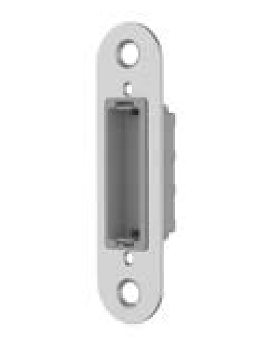 AGB -  Incontro EASY-FIX bordo tondo per scrocco - col. 15 - ZINCO SILVER