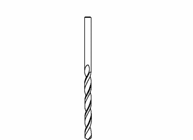 AGB -  Punta DIME codolo cilindrico elicoidale per legno - diametro 7,5/7,7