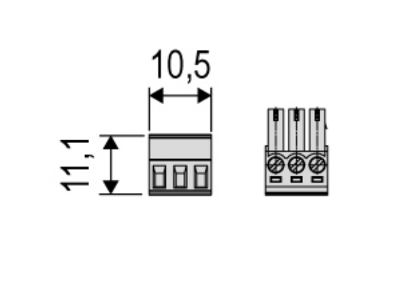 AGB -  Connettore SENTINEL M3 per cavi - note KIT CONNETTORE SINGOLO
