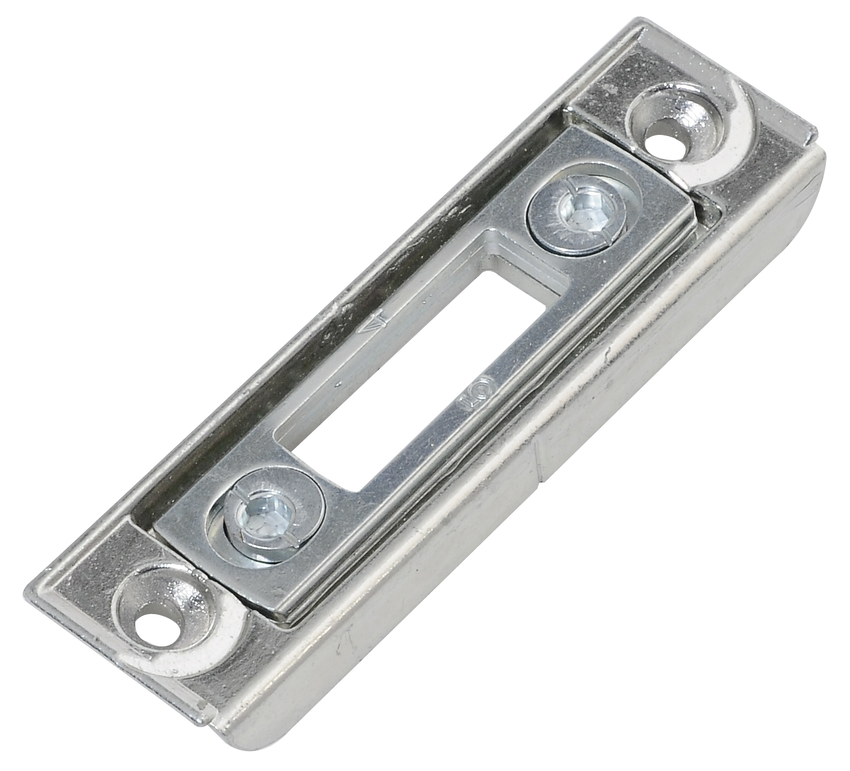 AGB -  Incontro SICURTOP registrabile per puntale - col. ZINCO SILVER - aria 4 - interasse 13 - dim. 23X82X8