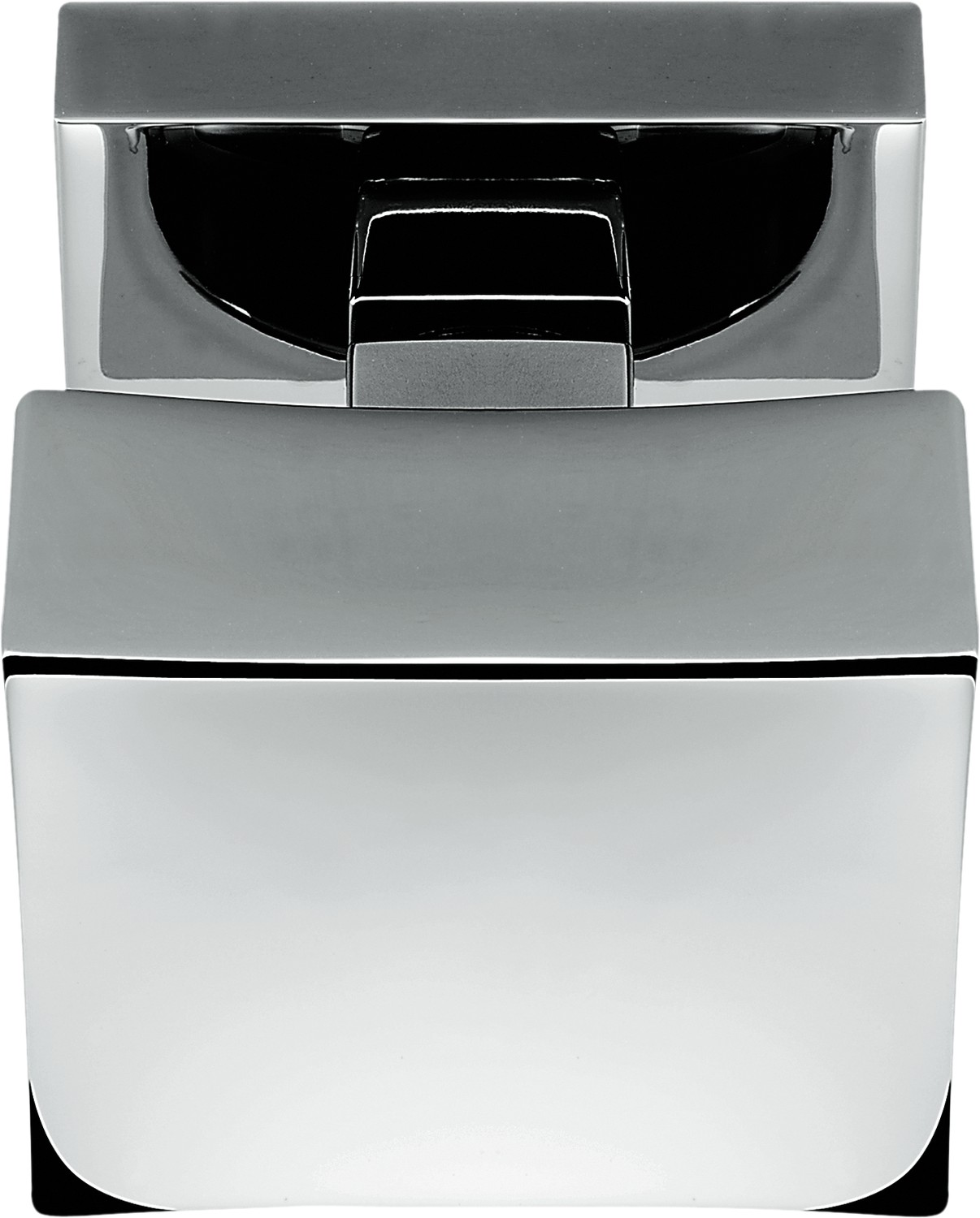 COLOMBO DESIGN -  Pomolo SQUARE quadro fisso con rosetta - mat. OTTONE
