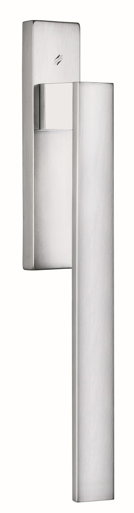 COLOMBO DESIGN -  Maniglione Alzante LC413 scorrevole hs singolo con placca foro yale e conchiglia - col. GRAFITE MAT