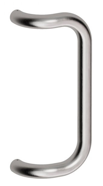 REGUITTI -  Maniglione BILBAO zancato - mat. INOX AISI 304 - col. INOX SATINATO - diametro 30 - interasse 350