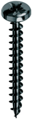 MUSTAD -  Vite PANELVIT® UNIVERSALE testa cilindrica a croce ph autofilettante fissaggio ferramenta persiane e serramenti - col. NERO PLUS - ø mm 3,5 - l. tot 25