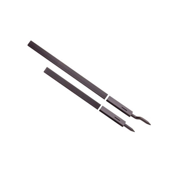 MOTTURA - Coppia Asta SERIE 93 con puntale per serrature multipunto - min - max 925 DIRITTO - min - max 1555 SBALZO - diametro 10 X 20