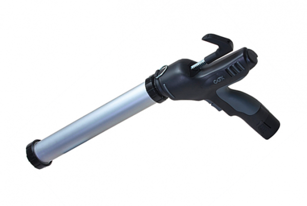 Pistola PLUS a flusso regolabile per silicone e sigillanti - note COMPLETA DI CARICABATTERIA, BATTERIA E TRASFORMATORE - dimensioni NR 1 - BATTERIA LITIO DA 18 VOLT - info CARTUCCE ML 310 E SACCHETTI FINO A ML 600