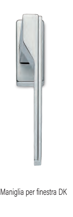 SICMA -  Martellina TIFFANIS dk - mat. ZAMA - col. CROMO SATINATO - sporg. quadro 40 - scatti 4