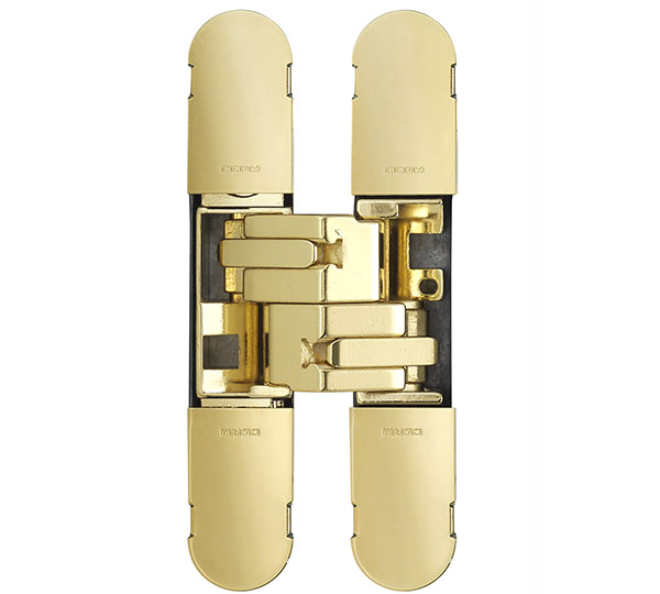CEAM -  Cerniera 1130S (3D) regolabile ad incasso - col. OTTONATO - reg. alt. -2,5 +2,5 - reg. pro. -1,5 +2,5 - reg. lat. -1 +1