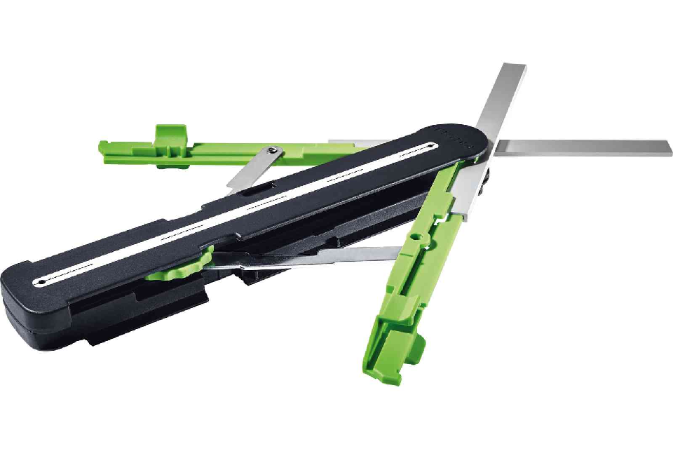 FESTOOL -  Squadra DOMINO falsa squadra - note FALSA SQUADRA SM-KS PER KS 60, KS 120 - info PER IL TRASFERIMENTO DELL‘ANGOLO SULLA TRONCATRICE