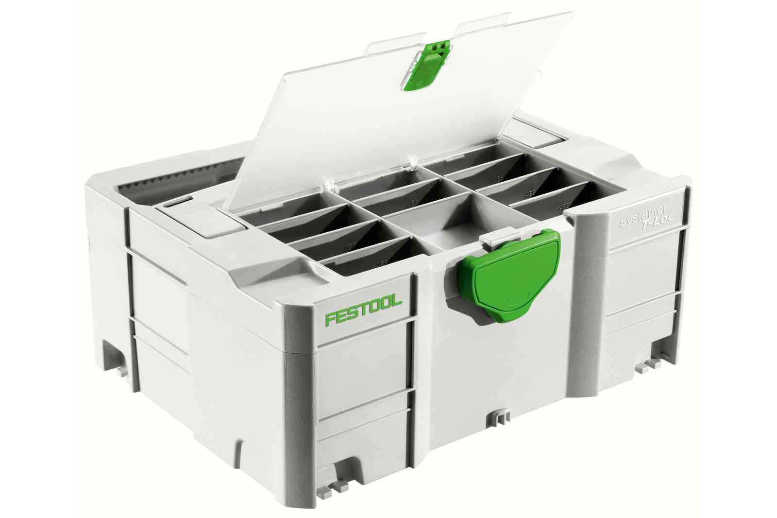 FESTOOL -  Systainer impilabile porta attrezzatura ed accessori a vista - dimensioni 396 X 296 X 157,5 - note 383 X 267 X 121 - info SYS 2 TL - DF