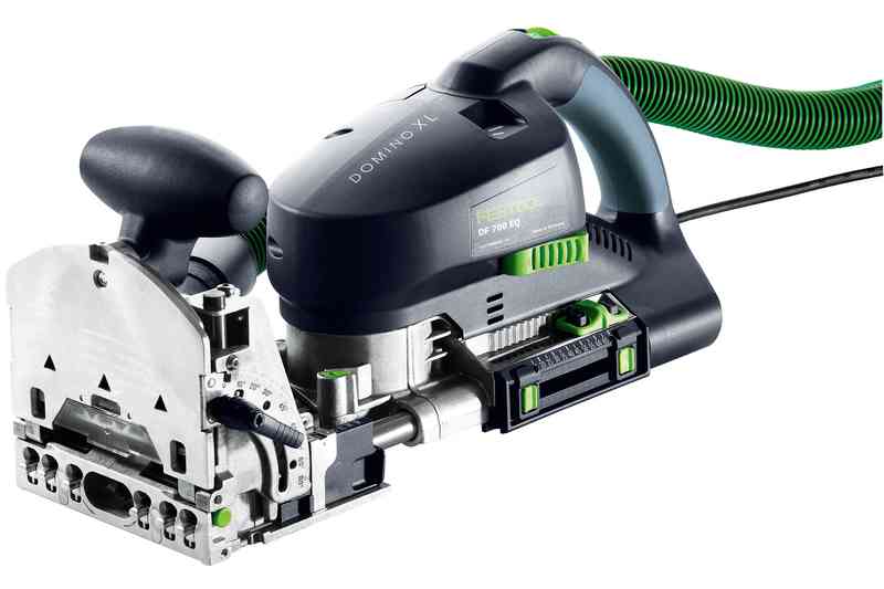 FESTOOL -  Fresatrice DF 700 EQ-PLUS DOMINO XL per giunzioni - potenza (w) 720 - prof. fresatura - ø (mm) 70 - altezza fresa (mm) orientabile 10 - 50 / 0 - 90°