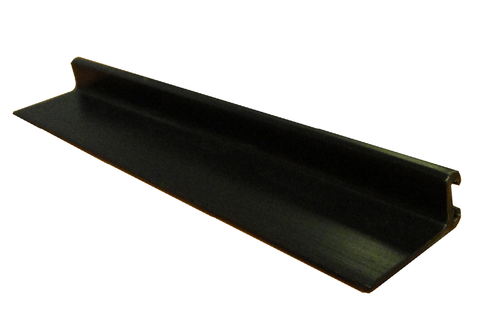 ROVERPLASTIK -  Isolante FLEXOTERM BARRA barra porta spazzolino - mat. PVC - col. NERO
