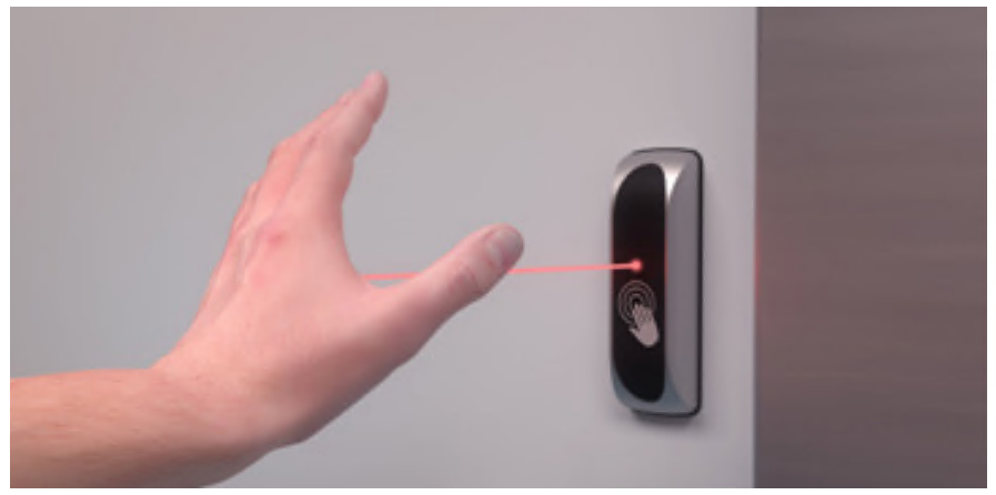 ANTAMATIC SIR -  Sensore wireless di movimento per interno - note J-WAVE SENSORE TOUCHLESS - dimensioni 40X117X19,5 - info IP54