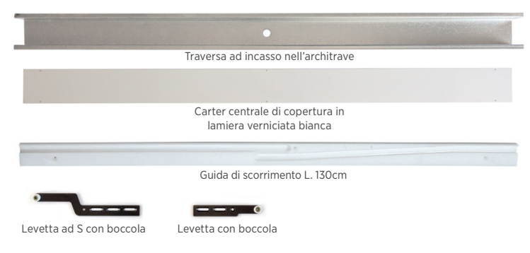 ANTAMATIC SIR - Kit Scatola PIAVE 3.0 per anta a battente e vicentina - dimensioni 2000