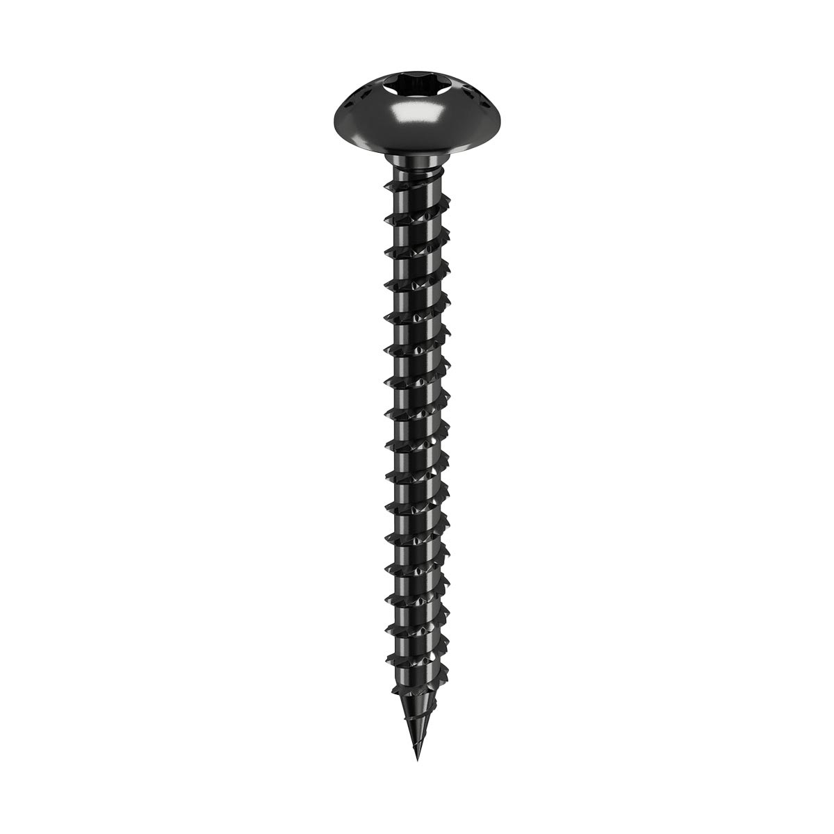 HECO -  Vite HFP 471 testa fungo collare torx autoforante fissaggio bandelle - col. ZINCATA ARGENTO - diametro 5,5 - lunghezza 35