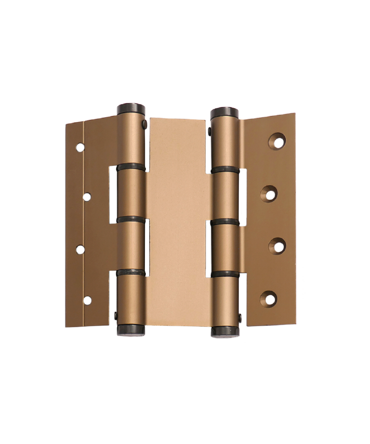 JUSTOR -  Cerniera DOPPIA AZIONE ALU autochiudente a lame sovrapposte - col. BRONZO - ø - diametro 16 X 120 - portata (kg) 35