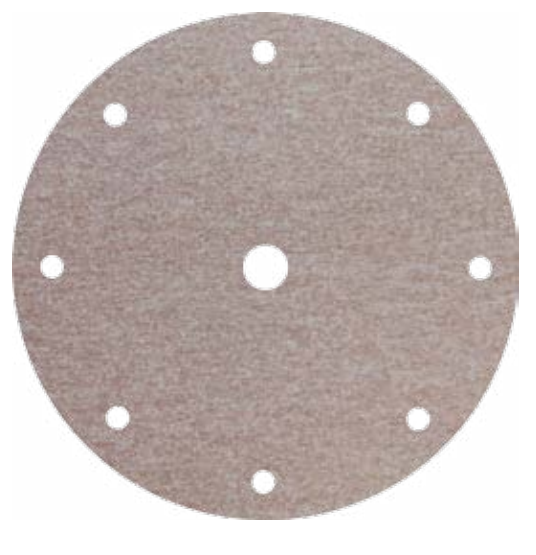 EKAMANT -  Abrasivo EKALIGHTV disco carta velgrip per levigatura vernici e resine - dimensioni Ø 152 - grana 220 - formato F40 - 17 FORI - note ALOX