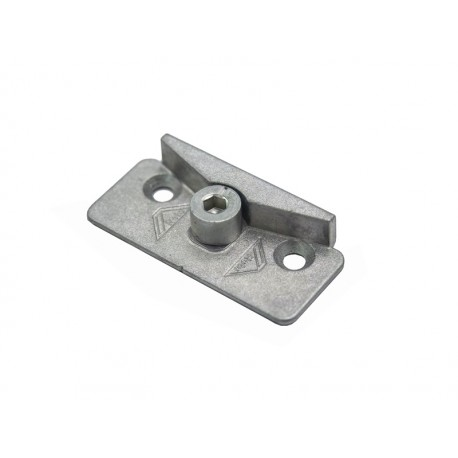 ROTO FRANK -  Incontro NT/NX - STANDARD dispositivo di sicurezza sollevamento - dss - col. ARGENTO NATURALE - aria NT INCFALSMAN LEGNO B.24 REG - frontale 24