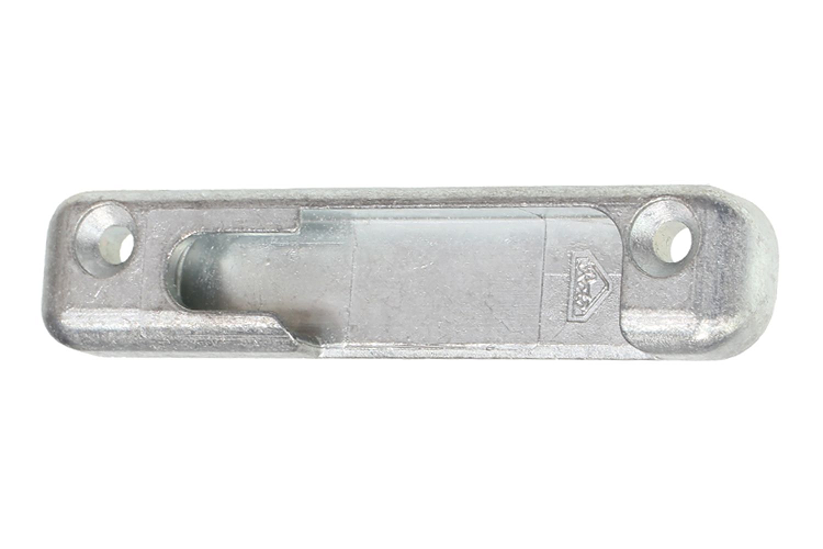 ROTO FRANK -  Incontro NT/NX - STANDARD antieffrazione per nottolino - col. ARGENTO NATURALE - aria NT INCSIC.LEGNO B.18 DX - frontale 18 - mano DX