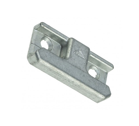 ROTO FRANK -  Incontro NT/NX - STANDARD fisso per nottolino - col. ARGENTO NATURALE - aria NT INC L. 24 PROFB. - frontale 24