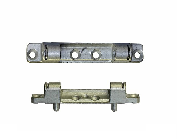 ROTO FRANK -  Supporto NT/NX - STANDARD per serramenti in pvc forbice - aria SUP. ART.K.6/100 ARG. (3600) .N390A0020 - battuta 18 - interasse 9 - mano DX - SX - portata (kg) 100