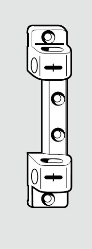 ROTO FRANK -  Supporto NT/NX - ARCO E TRAPEZIO per serramenti in pvc forbice - aria NT SUPPARTIC K.6/100.REGX ARCO - mano K/6/100 - portata (kg) PERNI 2 X Ø 5,8