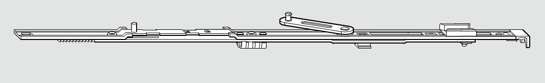 ROTO FRANK -  Forbice NT/NX - STANDARD anta a bandiera corpo guida parte anta - gruppo / dimensioni NT GUIDA ARTICAV 250/ 490 N301A02016 - lbb 411 - 600