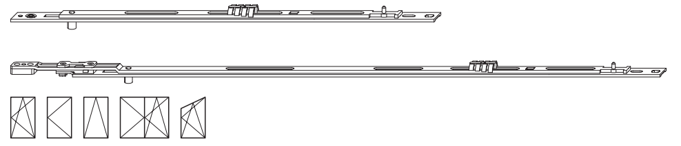 ROTO FRANK -  Chiusura Supplementare NT/NX - STANDARD orizzontale e verticale - gr / dim NT CHIUSCENT 400 PROL.