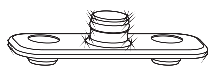 ROTO FRANK -  Incontro NT/NX - DESIGNO NT di arresto - col. ARGENTO OPACO - aria NT DES ARR FORB DI BLOCC. L. TELAIO