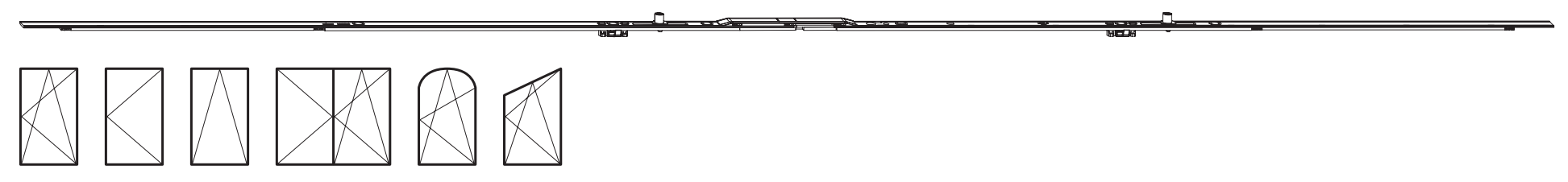 ROTO FRANK - Asta Cremonese NT/NX - STANDARD anta ribalta altezza maniglia variabile prolungabile senza dss - gr / dim. NX CREMAR VAR 1780 2E 00 Y_RSIL - entrata NO - alt. man. 801 - 1000 - lbb/hbb 1601 – 2000