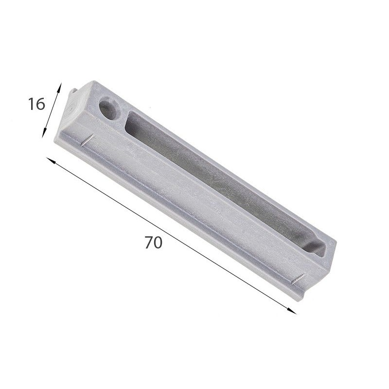 ROTO FRANK -  Spessore NT/NX - STANDARD compensatore cerniera - col. GRIGIO
