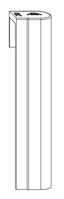 ROTO FRANK -  Copertura NT/NX - STANDARD ad applicare supporto e angolo cerniera - col. MARRONE RAL 8017 - note NX CERSOPRAF COP T/A DX_R032 - dimensioni ORO LUCIDO