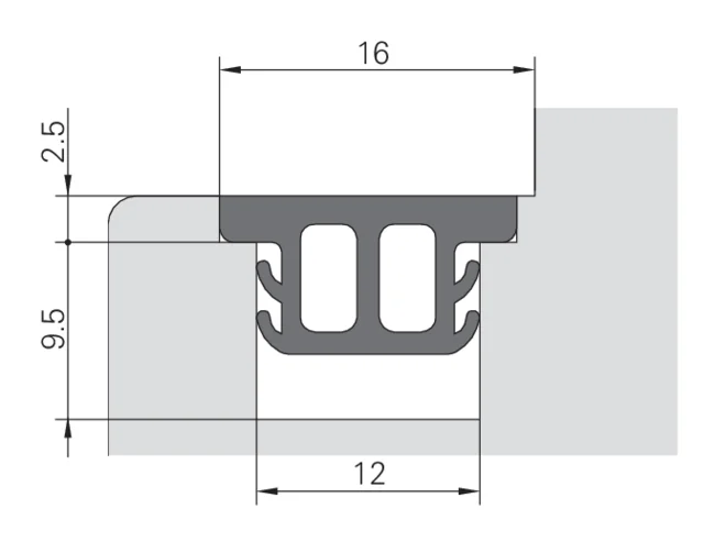 ROTO FRANK -  Guarnizione GUARNIZIONI per finestre coprifresata modelli speciali - mat. TPE - col. ARGENTO - note S 3117F GRIGIO 100M BOBINA K0 - dimensioni 90° - info VENDITA AL METRO O CONFEZIONE 150MT