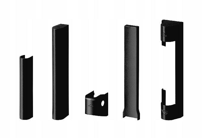 ROTO FRANK - Kit Copertura NT/NX - STANDARD ad applicare supporto cerniera - col. NERO OPACO