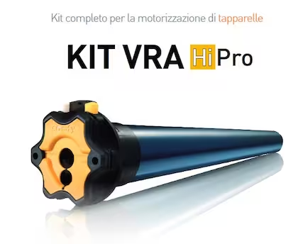 SOMFY - Kit Motore KIT VRA HIPRO cablato per tapparella - avvolgibile - l1-l2 505 - 490 - coppia/velocità 10 NM - 12 GIRI/MIN - portata teorica 40 KG - Ø50 - potenza 90 W