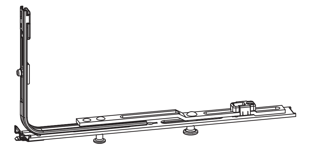 GU-ITALIA -  Chiusura Supplementare UNI-JET angolare inferiore - lbb 215 - hbb 360 - 750