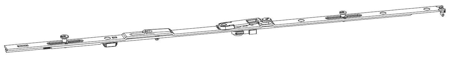 GU-ITALIA -  Chiusura Supplementare UNI-JET-S CONCEALED orizzontale - lbb 300-420