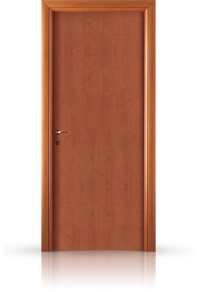 VIEMME PORTE -  Porta CLASSICA a battente con foro vetro con cerniere tipo anuba in laminato con mostre in mdf - col. CILIEGIO - dimensioni 75X204X44 - mano SX - note VETRO ESCLUSO