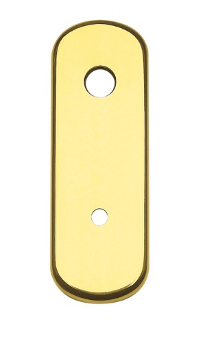 GHIDINI -  Blindata - Accessori GHIBLI ovale inserto per codolo cilindro - mat. OTTONE - col. GCTOL - GHI.CO.TEC. OTTONE LUCIDO - note INT.85 - dimensioni Ø10