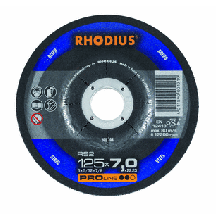 REIT -  Disco RHODIUS abrasivo per smeriglio acciaio - dimensioni Ø115X7 - note RS2