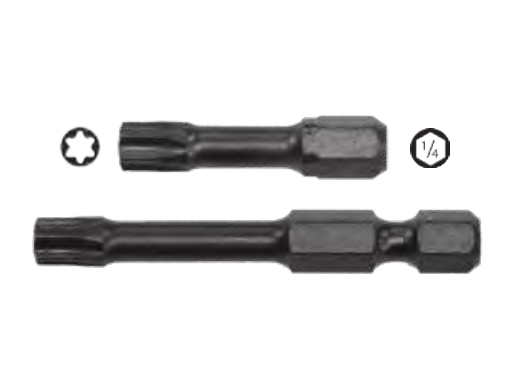 REIT -  Inserto REITOOL torx attacco esagonale 1/4 - misura/forma TX 1 - 50