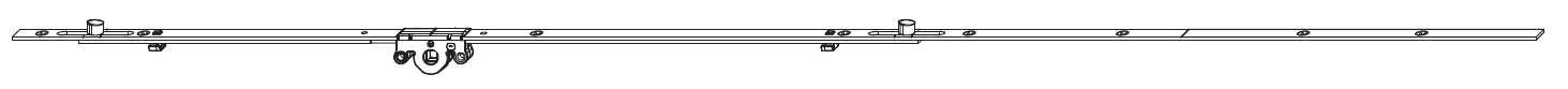 MAICO -  Cremonese MULTI-MATIC anta a bandiera altezza maniglia fissa prolungabile senza dss - gr / dim. 1090 - entrata 15 - alt. man. 300 - lbb/hbb 841 - 1090
