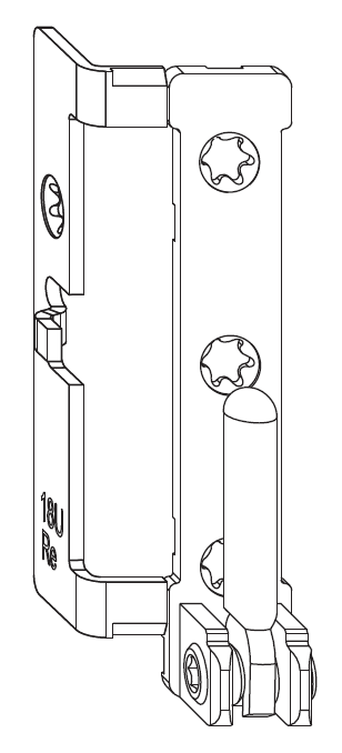 MAICO -  Supporto MULTI-MATIC cerniera parte telaio - aria 12 - battuta 18 - mano SX - portata (kg) 120