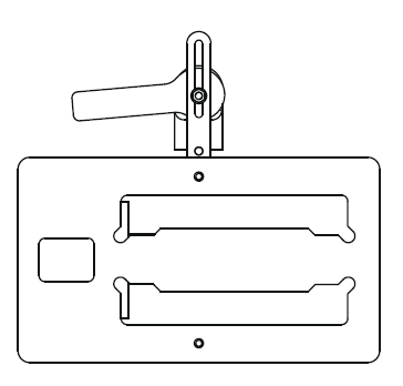 MAICO -  Dima MULTI-MATIC fresatura catenaccio - note FINESTRA A 2 ANTE - dimensioni FRESA 16 - ANELLO 27 - ARIA 4