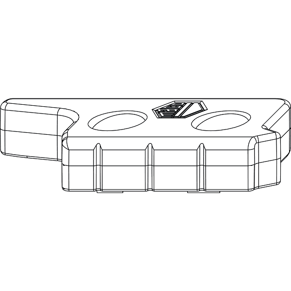 MAICO -  Incontro MULTI-MATIC fisso per serramenti in pvc cuneo di sollevamento - col. ARGENTO - aria 12 - mano DX