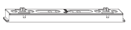 MAICO -  Spessore MULTI-MATIC braccio cerniera ab superiore legno per cava ferramenta - largh. 142