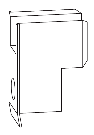 MAICO -  Tappo RAIL-SYSTEMS terminale paracolpo binario guida superiore - col. NERO - note MOD. MANTOVANA E UNIVERSALE BASSO - dimensioni LATO ANTERIORE