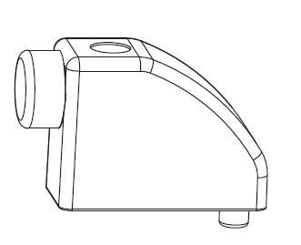 MAICO -  Paracolpo RAIL-SYSTEMS per anta hs - col. BIANCO - note APPLICARE SEMPRE SUPERIORE E INFERIORE - dimensioni DIST. 23